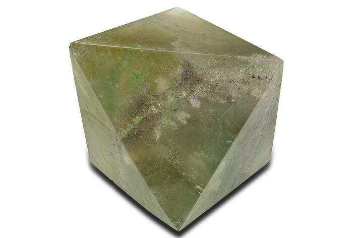 Polished Colorful Fluorite Octahedron - China #322951
